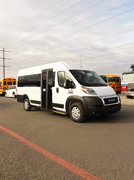 e-transit van in black